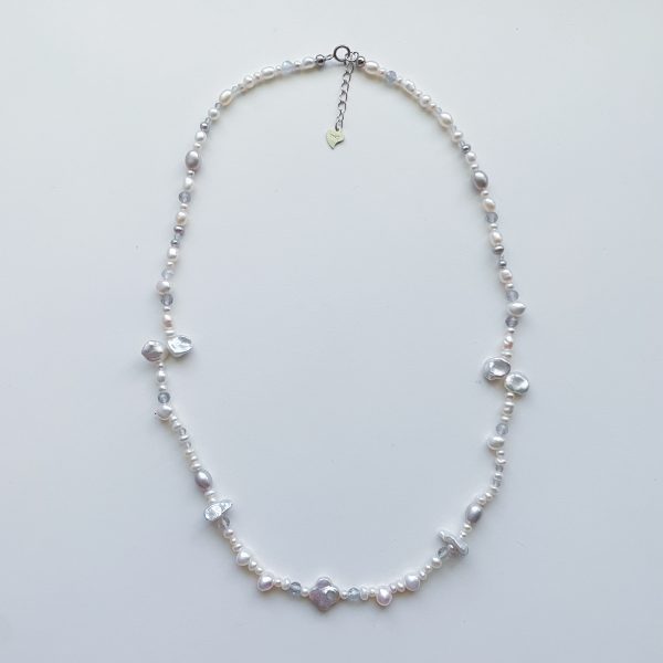 IMG_1056_jpg 幸運草花瓣巴洛克珍珠項鍊