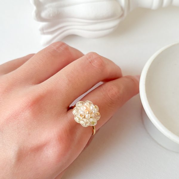 《奶油波堤戒指》