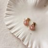 小花珍珠耳環