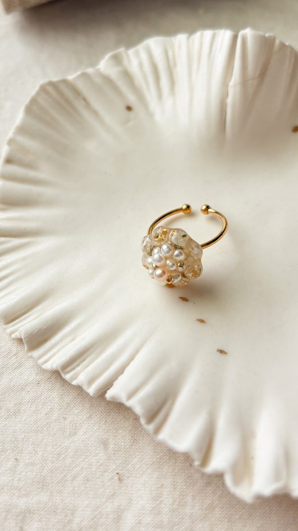 《奶油波堤戒指》