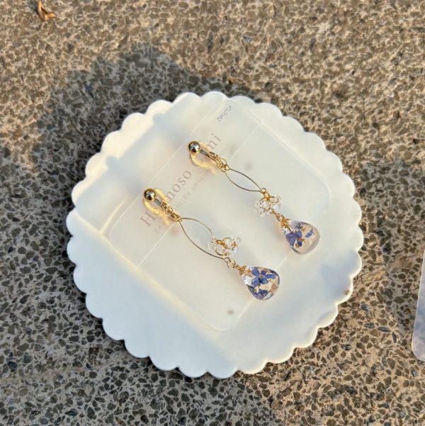 new!! 《微光花果》耳環