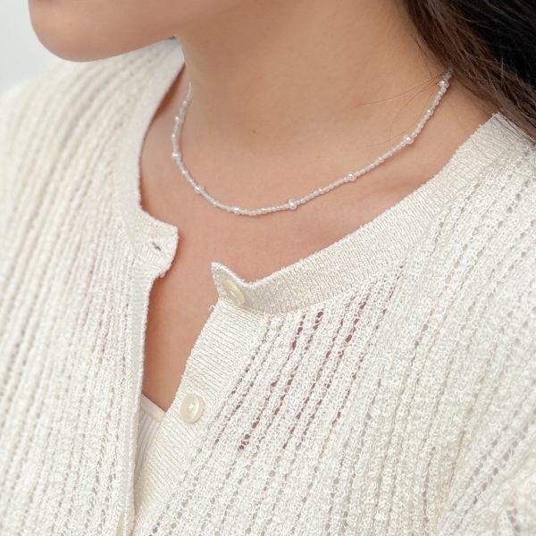 海藍寶珍珠項鍊