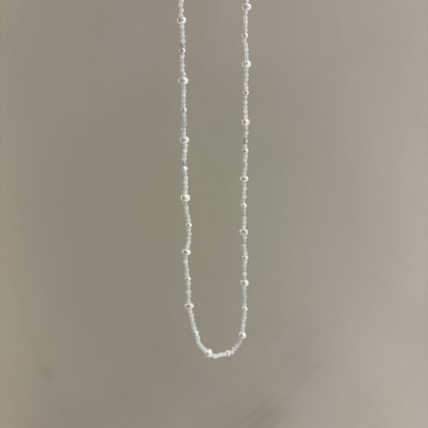 海藍寶珍珠項鍊