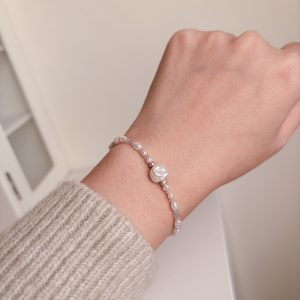 巴洛克珍珠灰月光手鍊