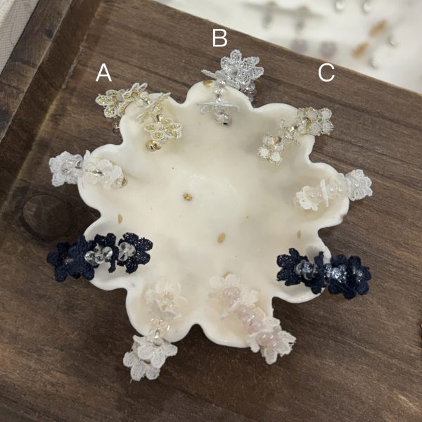 蕾絲耳骨夾-新款