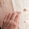 稀有迷你米粒珍珠戒指