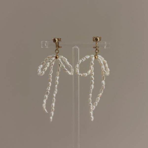 巴羅克蝴蝶結耳環