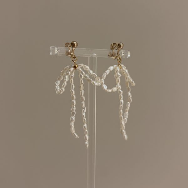 巴羅克蝴蝶結耳環