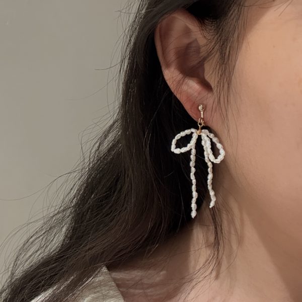 巴羅克蝴蝶結耳環